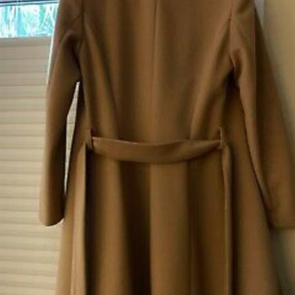 Wool/Cashmere Camel Coat size 2 - Picture 3 of 6